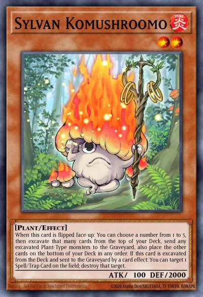 Sylvan Komushroomo Rare MP14-EN197 2014 Mega-Tin Mega Pack Yugioh card