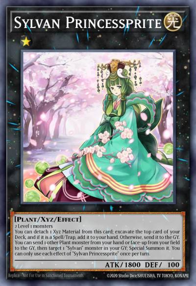 Sylvan Princessprite Super Rare MP18-EN026 2018 Mega-Tin Mega Pack Yugioh card