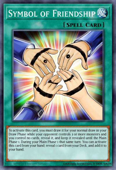 Symbol of Friendship Ultra Rare BLHR-EN058 Battles of Legend Heros Revenge Yugioh card