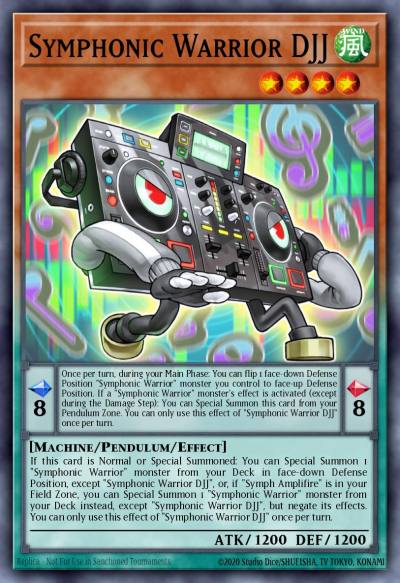 Symphonic Warrior DJJ Common DIFO-EN021 Dimension Force Yugioh card