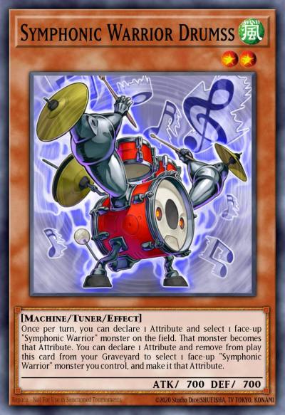 Symphonic Warrior Drumss Common OP19-PT031 OTS Tournament Pack 19 (POR) Yugioh card