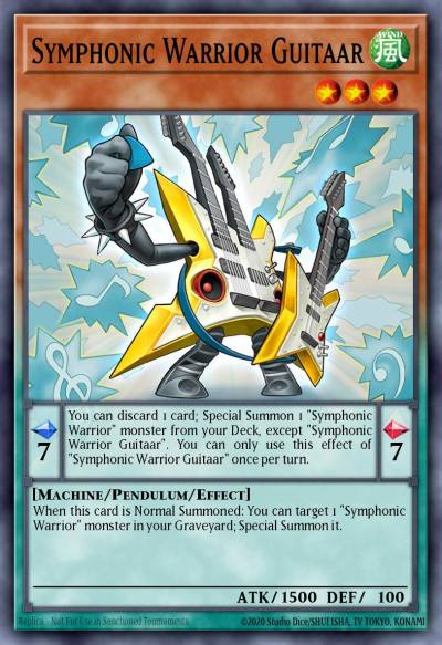Symphonic Warrior Guitaar Common MP17-EN232 2017 Mega-Tin Mega Pack Yugioh card