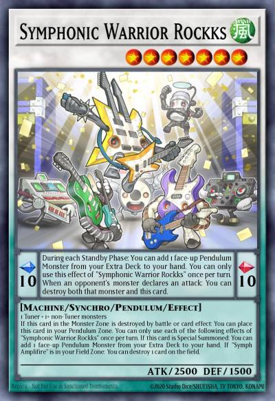Symphonic Warrior Rockks Common DIFO-EN042 Dimension Force Yugioh card
