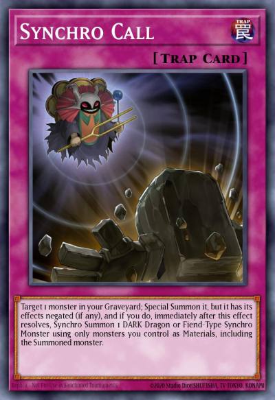 Synchro Call Ultra Rare DUSA-EN017 Duelist Saga Yugioh card