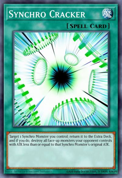 Synchro Cracker Common HSRD-EN013 High-Speed Riders Yugioh card
