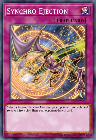 Synchro Ejection Super Rare TSHD-EN079 The Shining Darkness Yugioh card