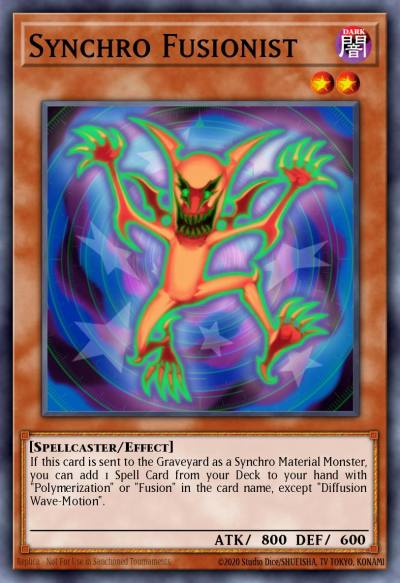 Synchro Fusionist Rare DREV-EN035 Duelist Revolution Yugioh card