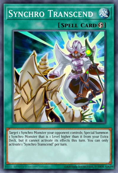 Synchro Transcend Ultra Rare DUOV-EN041 Duel Overload Yugioh card