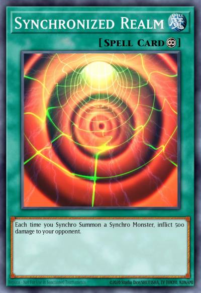 Synchronized Realm Common 5DS1-EN022 Starter Deck Yu-Gi-Oh! 5Ds Yugioh card