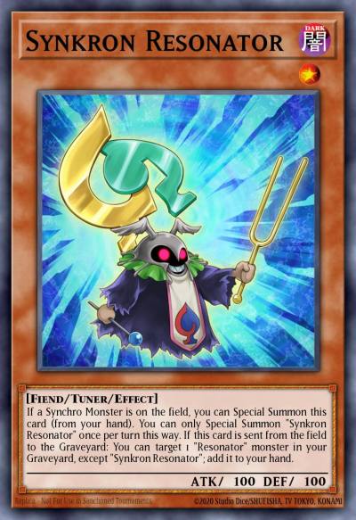 Synkron Resonator Common DPDG-EN021 Duelist Pack Dimensional Guardians Yugioh card