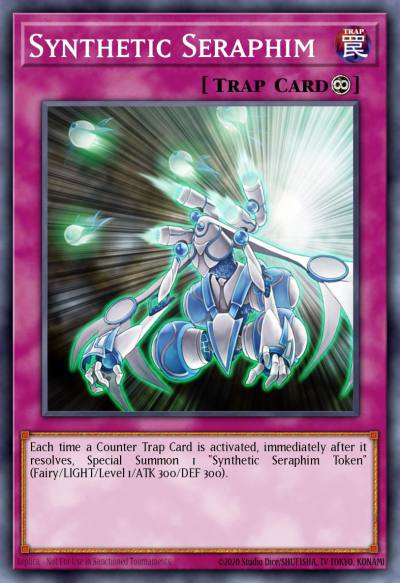 Synthetic Seraphim Common POTD-EN059 Power of the Duelist Yugioh card