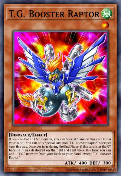 TG Booster Raptor Common OP23-EN019 OTS Tournament Pack 23 Yugioh card