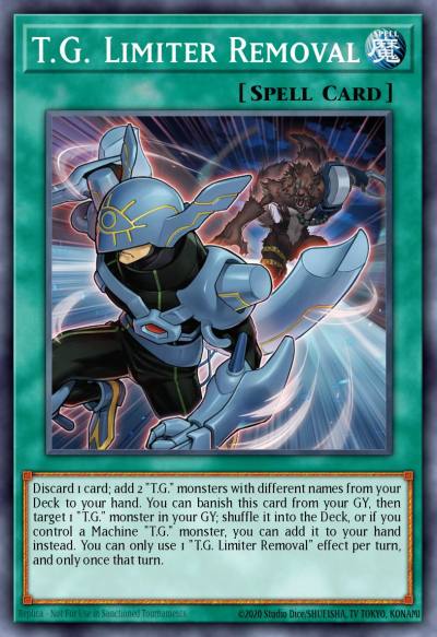 TG Limiter Removal Quarter Century Secret Rare AGOV-EN049 Age of Overlord Yugioh card