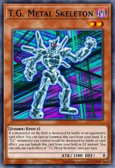 TG Metal Skeleton Common BLC1-EN090 Battles of Legend Chapter 1 Yugioh card