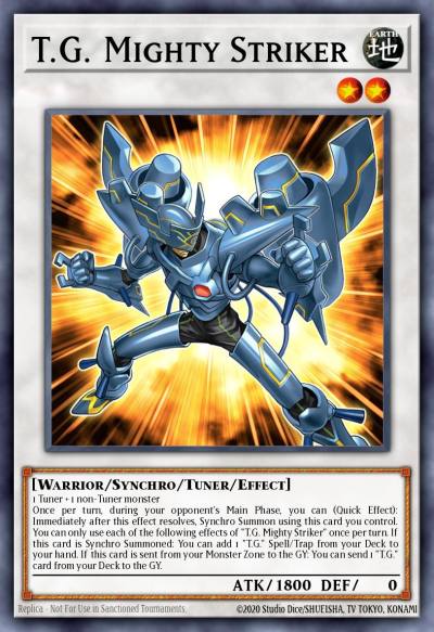 TG Mighty Striker Super Rare AGOV-EN034 Age of Overlord Yugioh card