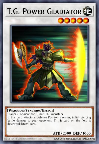 TG Power Gladiator Super Rare EXVC-EN041 Extreme Victory Yugioh card