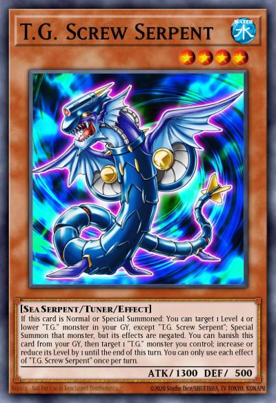 TG Screw Serpent Rare SAST-EN009 Savage Strike Yugioh card