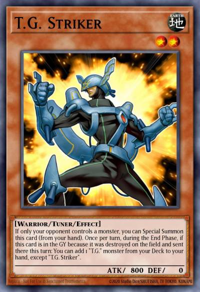 TG Striker Rare EXVC-EN017 Extreme Victory Yugioh card