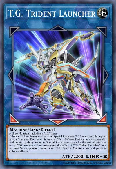 TG Trident Launcher Super Rare OP23-EN009 OTS Tournament Pack 23 Yugioh card