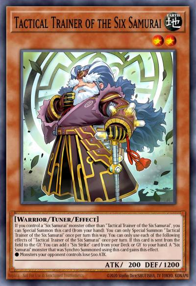 Tactical Trainer of the Six Samurai Ultra Rare MP25-EN246 2025 Mega-Pack Tin Yugioh card