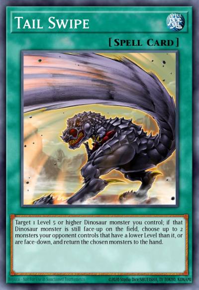 Tail Swipe Common LCJW-EN162 Legendary Collection 4 Joeys World Mega Pack Yugioh card