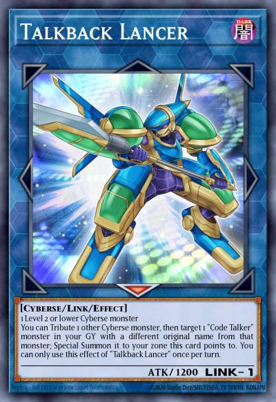 Talkback Lancer Super Rare FIGA-EN046 Fists of the Gadgets Yugioh card