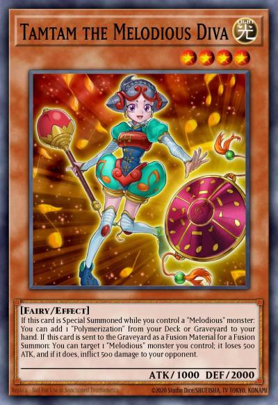 Tamtam the Melodious Diva Common MP16-EN055 2016 Mega-Tin Mega Pack Yugioh card