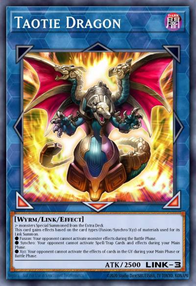 Taotie Dragon Common ETCO-EN083 Eternity Code Yugioh card