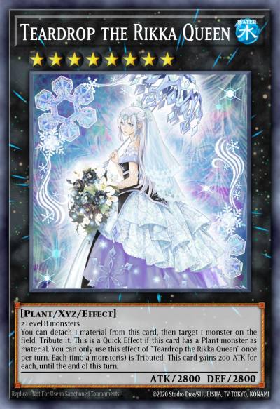 Teardrop the Rikka Queen Collector's Rare MAZE-EN053 Maze of Memories Yugioh card