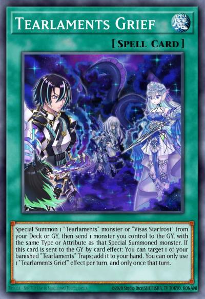 Tearlaments Grief Common DABL-EN056 Darkwing Blast Yugioh card