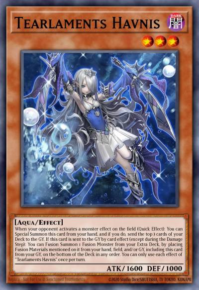 Tearlaments Havnis Super Rare OP21-EN006 OTS Tournament Pack 21 Yugioh card
