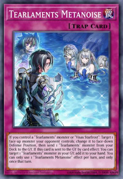Tearlaments Metanoise Common POTE-EN071 Power of the Elements Yugioh card