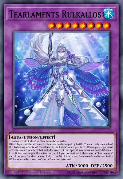 Tearlaments Rulkallos Secret Rare DABL-EN039 Darkwing Blast Yugioh card