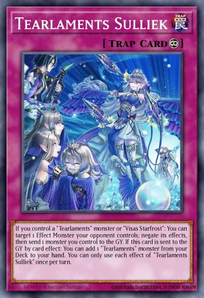 Tearlaments Sulliek Common POTE-EN072 Power of the Elements Yugioh card