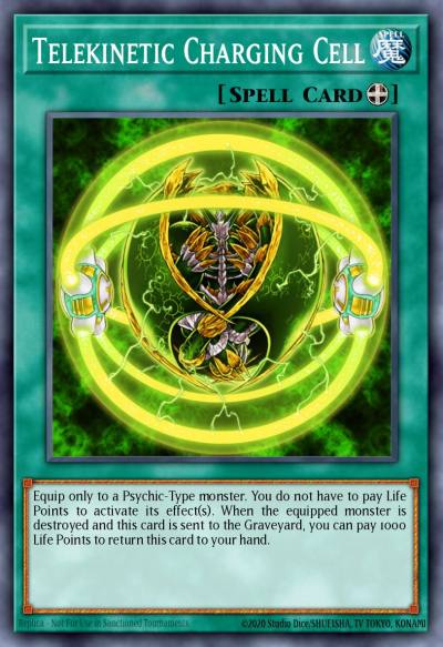 Telekinetic Charging Cell Rare TDGS-EN088 The Duelist Genesis Yugioh card