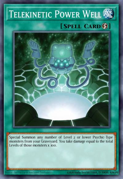 Telekinetic Power Well Common CRMS-EN055 Crimson Crisis Yugioh card