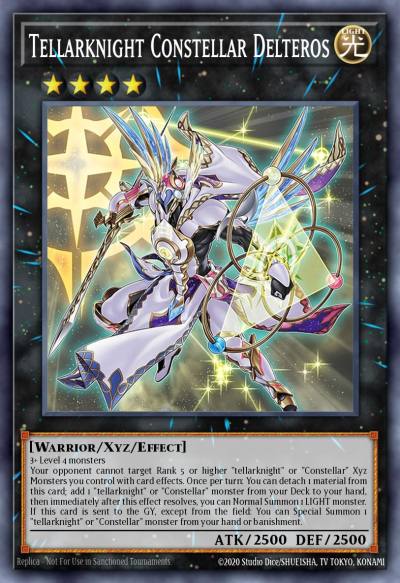 Tellarknight Constellar Delteros Secret Rare BLGG-EN019 Battles of Legend: Glorious Gallery Yugioh card