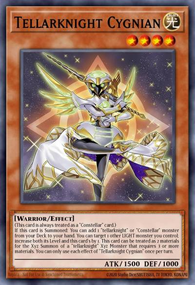 Tellarknight Cygnian Secret Rare BLGG-EN017 Battles of Legend: Glorious Gallery Yugioh card