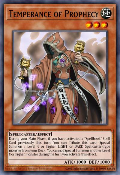 Temperance of Prophecy Super Rare REDU-EN017 Return of the Duelist Yugioh card