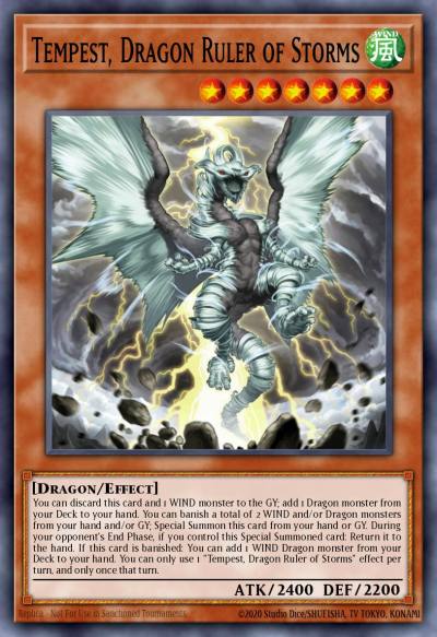 Tempest Dragon Ruler of Storms Secret Rare CT10-EN004 2013 Collectible Tins Wave 2 Yugioh card