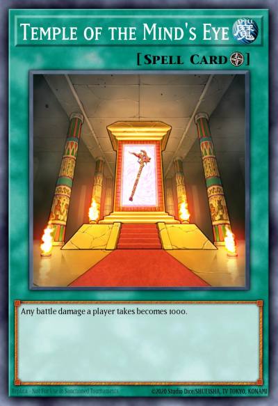 Temple of the Minds Eye Common MP18-EN144 2018 Mega-Tin Mega Pack Yugioh card