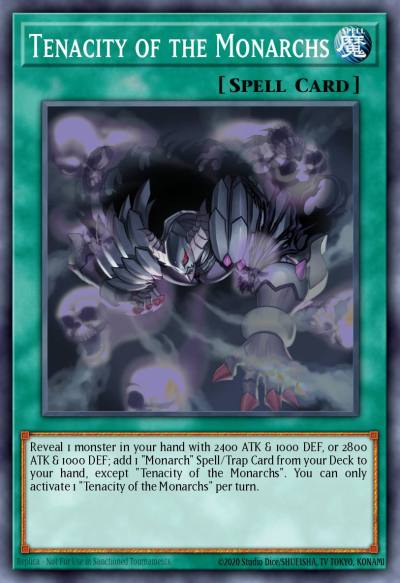Tenacity of the Monarchs Rare MP15-EN232 2015 Mega-Tin Mega Pack Yugioh card