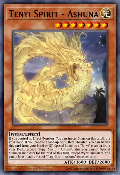Tenyi Spirit - Ashuna Common MP20-EN161 2020 Tin of Lost Memories Mega Pack Yugioh card