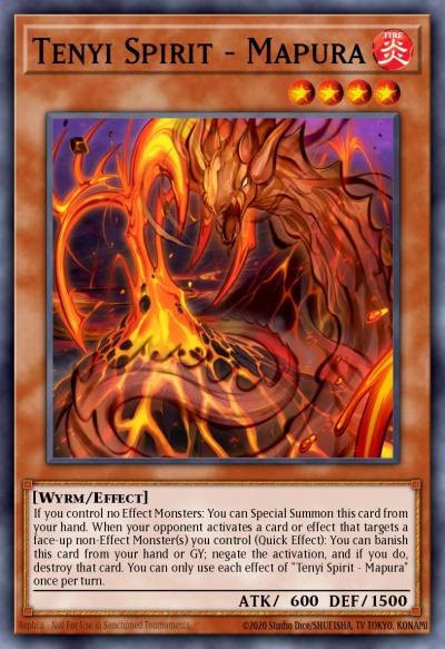 Tenyi Spirit - Mapura Common MP20-EN108 2020 Tin of Lost Memories Mega Pack Yugioh card