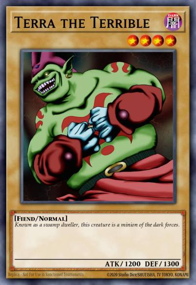 Terra the Terrible Common LOB-080 Legend of Blue Eyes White Dragon Yugioh card