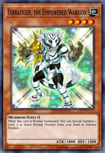 Terratiger the Empowered Warrior Common YS14-EN014 Super Starter Space-Time Showdown Yugioh card