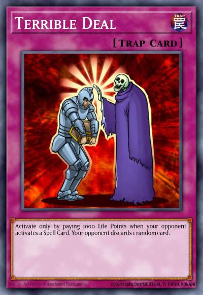 Terrible Deal Common FOTB-EN050 Force of the Breaker Yugioh card