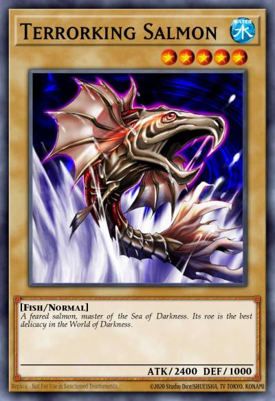 Terrorking Salmon Common DR2-EN061 Dark Revelation Volume 2 Yugioh card