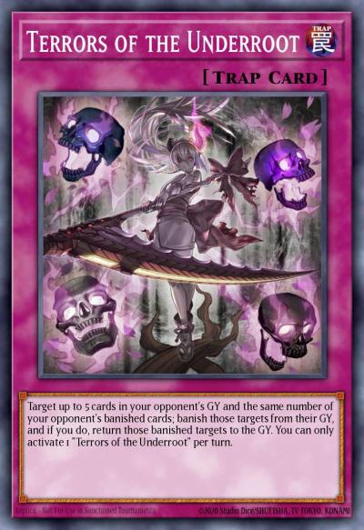 Terrors of the Underroot Common MP22-EN109 2022 Tin of the Pharaohs Gods Yugioh card