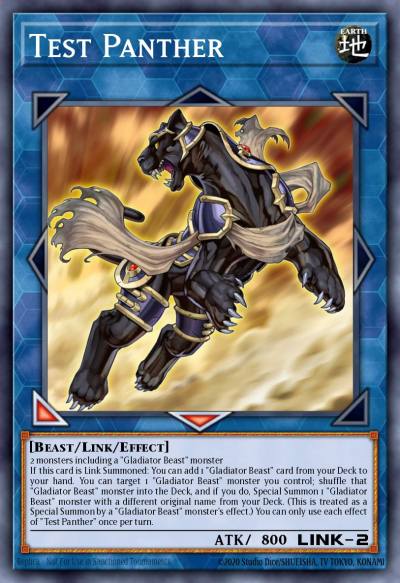 Test Panther Super Rare MP20-EN176 2020 Tin of Lost Memories Mega Pack Yugioh card